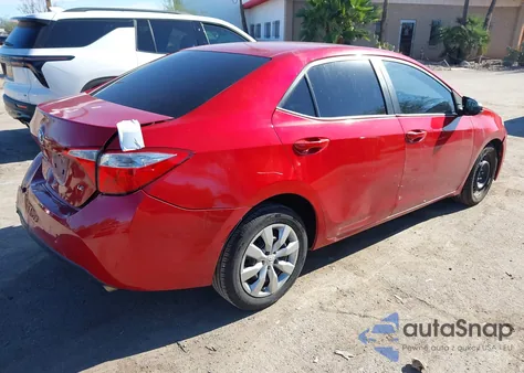 2014 Toyota Corolla Le z USA, uszkodzony, nr VIN 5YFBURHE1EP010468